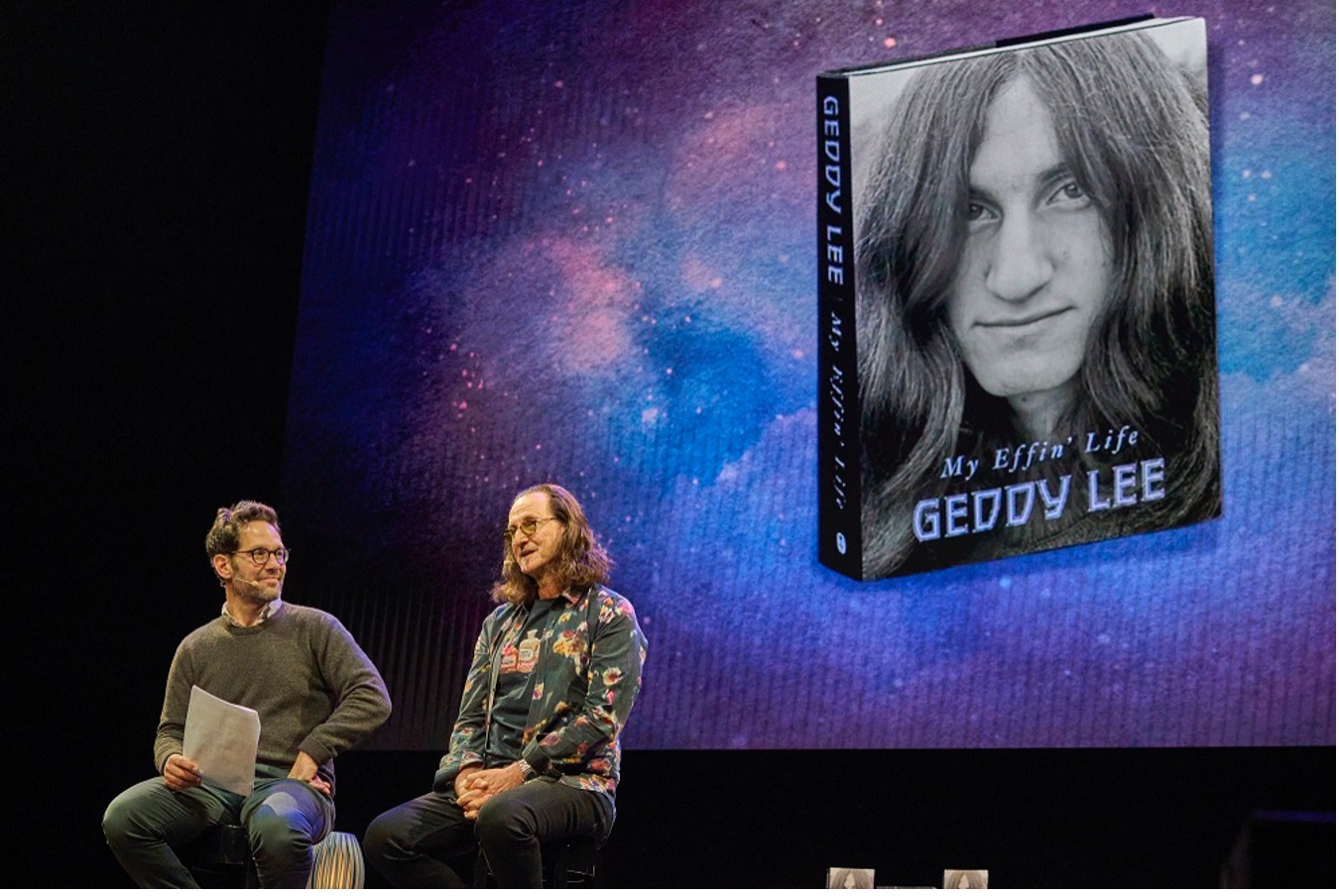 Geddy Lee Book Tour 2025