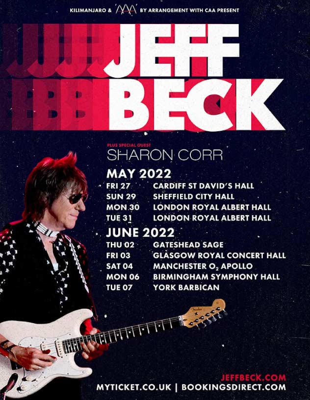 jeff beck on tour 2022